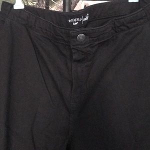 Riders by Lee 26W M Black Jeans Straight Leg